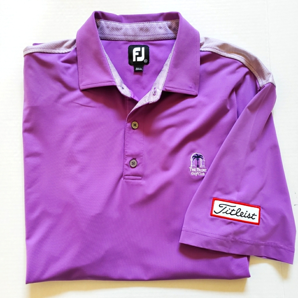 FootJoy Titleist Tour sleeve Logo XL performance Golf polo